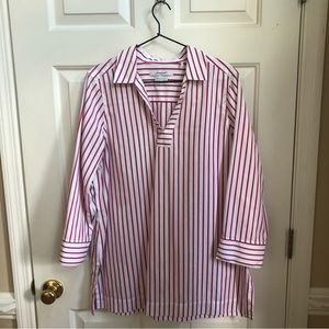 FoxCroft Heritage  non iron stripped top
